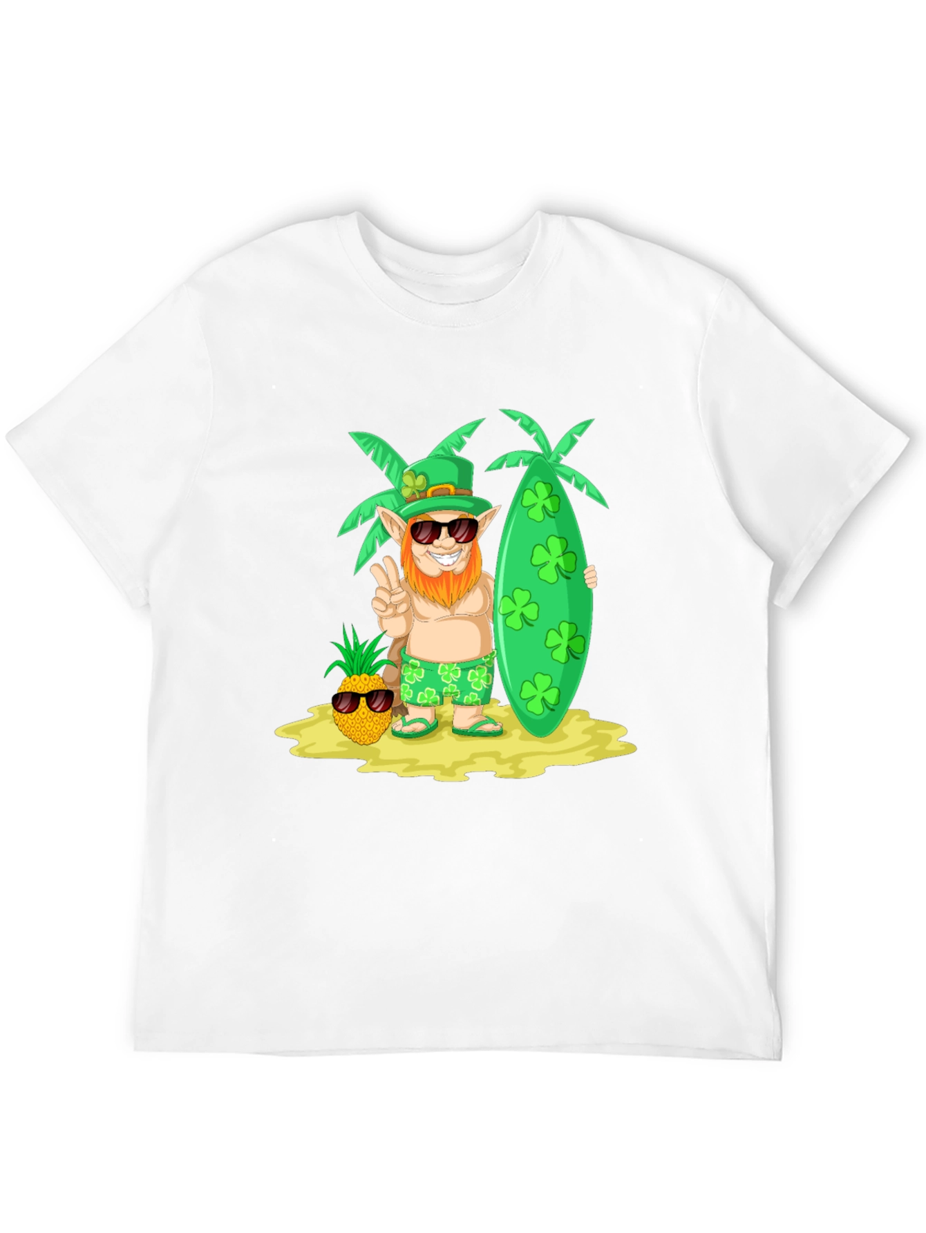 Lucky Leprechaun Beach T-Shirt