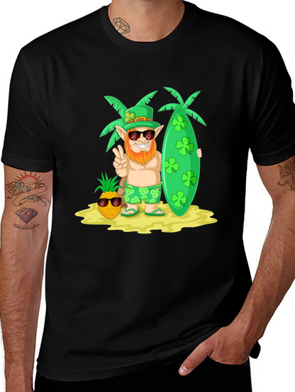 Lucky Leprechaun Beach T-Shirt