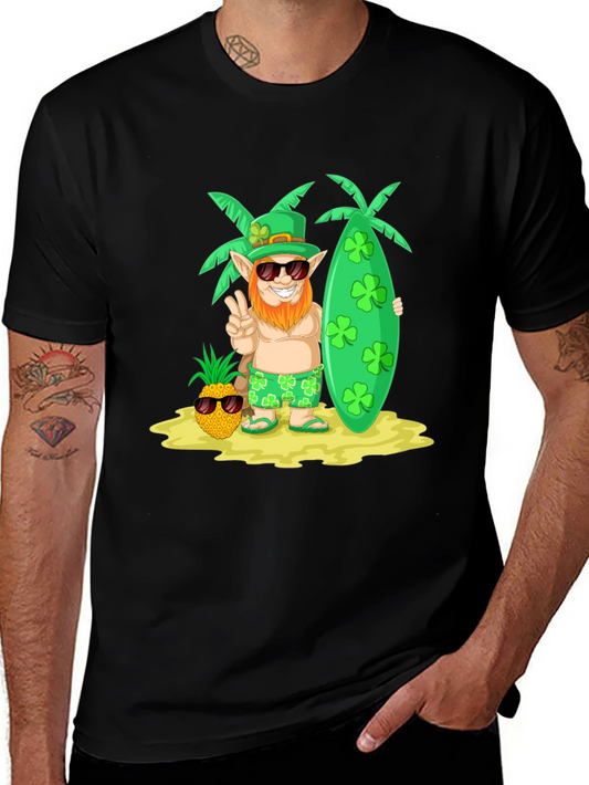 Lucky Leprechaun Beach T-Shirt