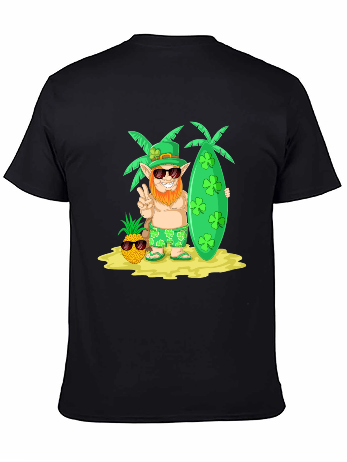 Lucky Leprechaun Beach T-Shirt