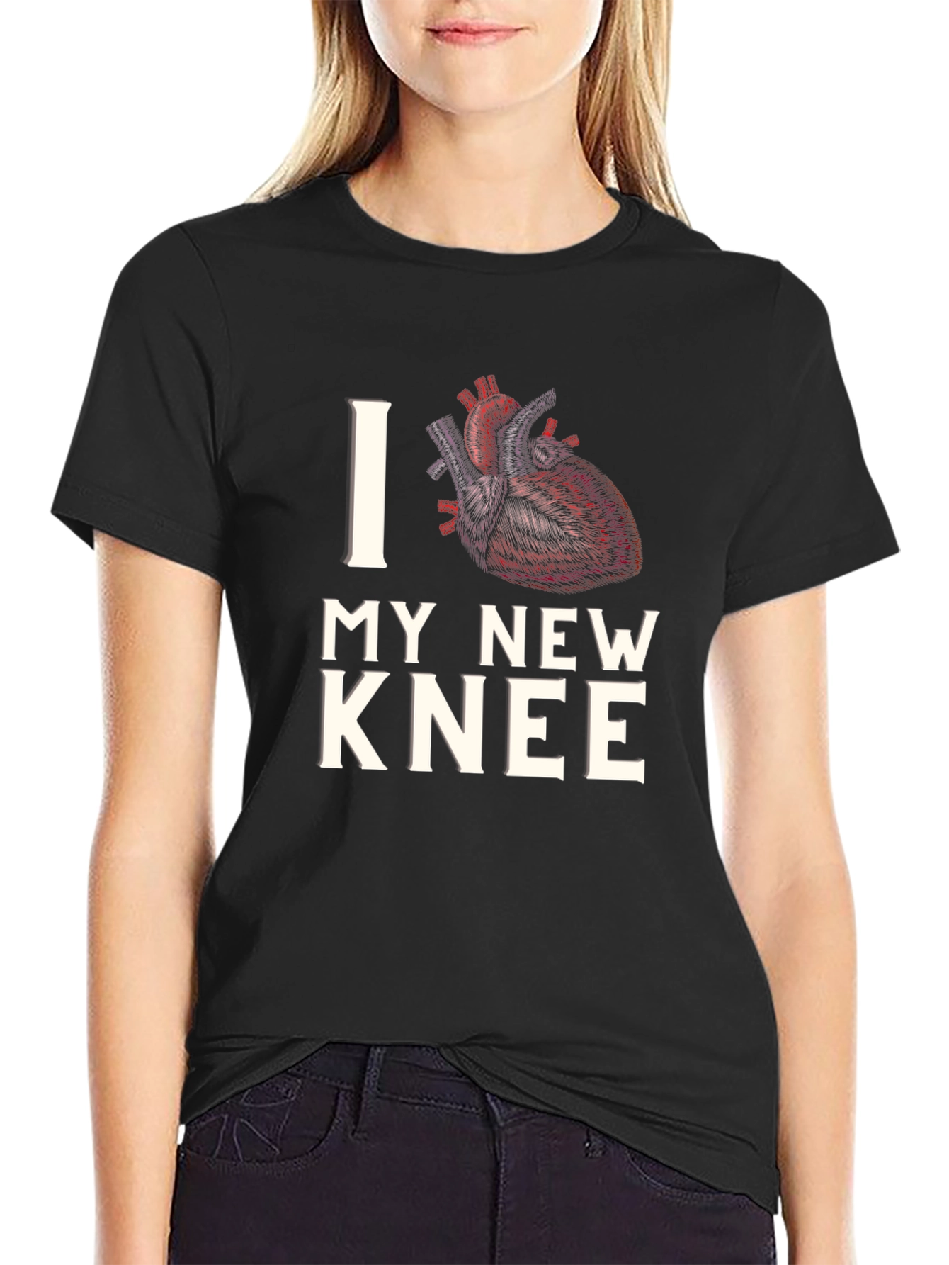 I Heart My New Knee Funny T-Shirt