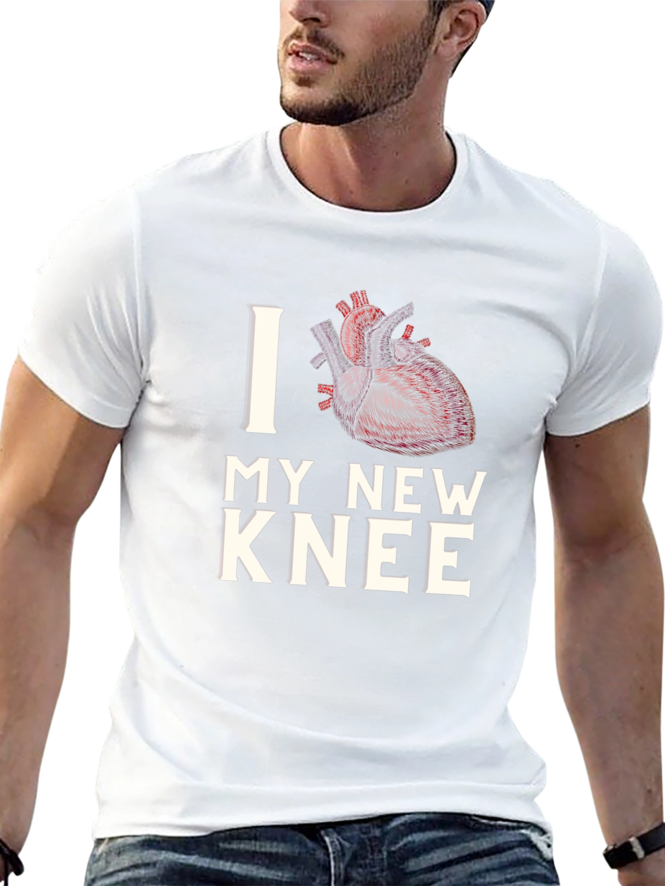 I Heart My New Knee Funny T-Shirt