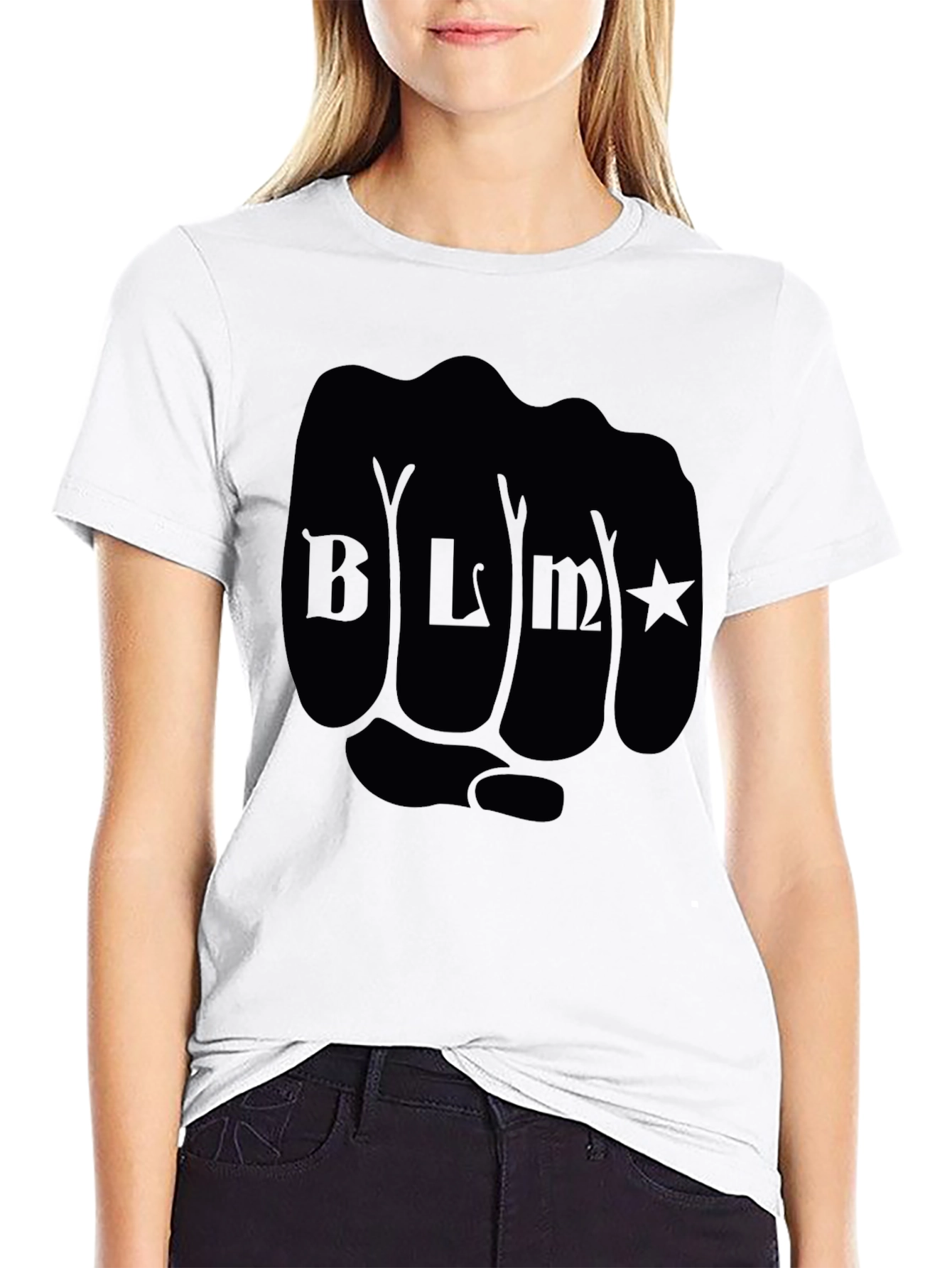 BLM Fist Graphic Tee - Black