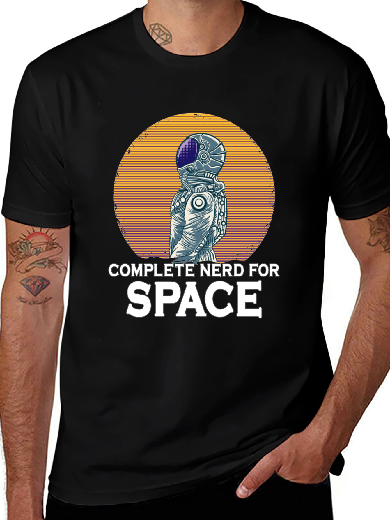 Complete Nerd For Space Graphic T-Shirt
