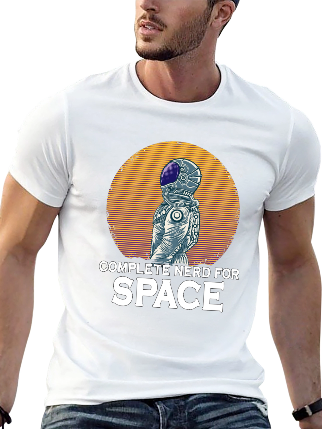 Complete Nerd For Space Graphic T-Shirt