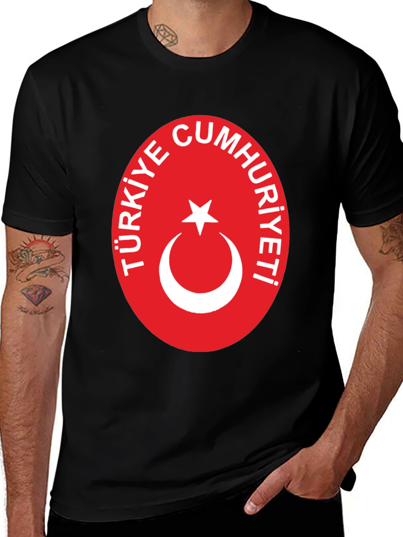 Türkiye Cumhuriyeti T-Shirt - Black
