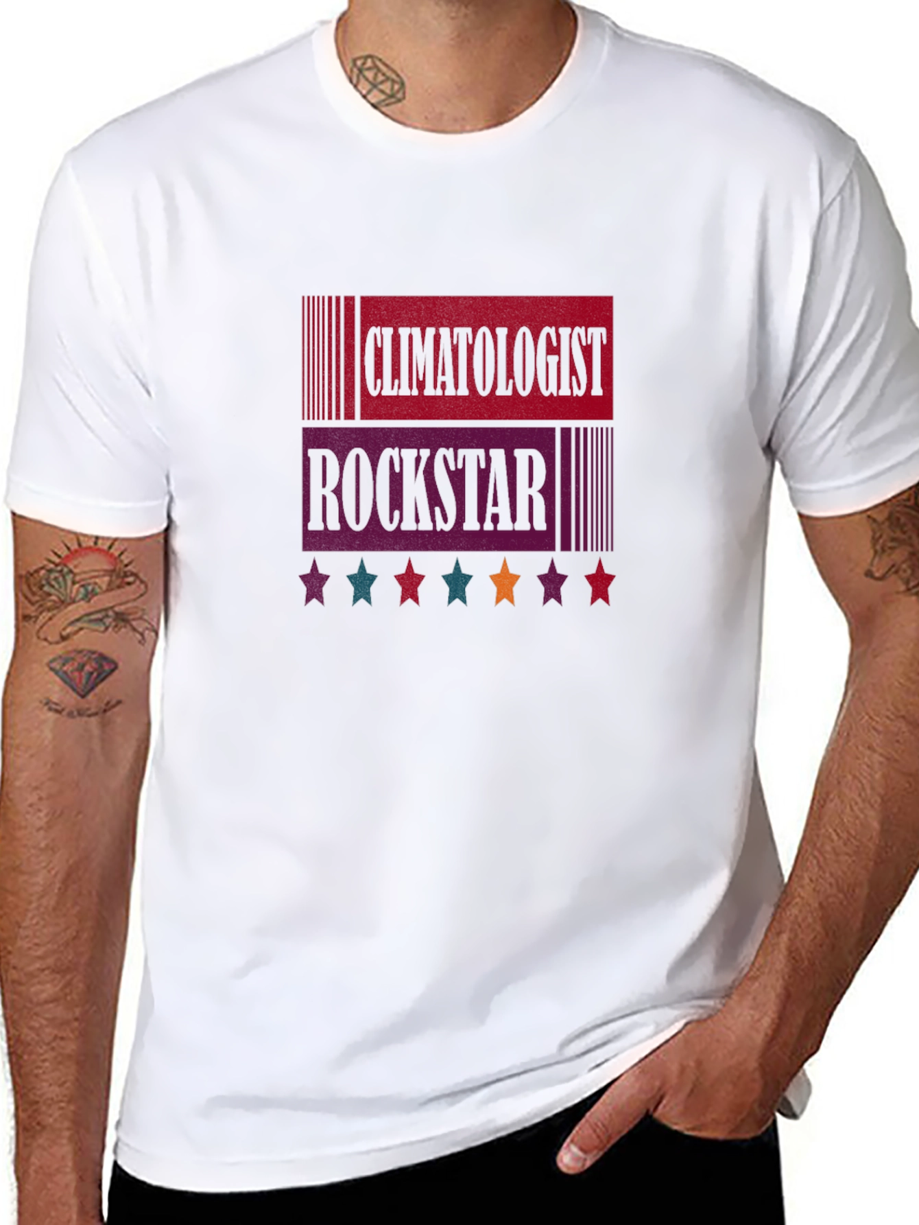 Climatologist Rockstar Graphic Tee