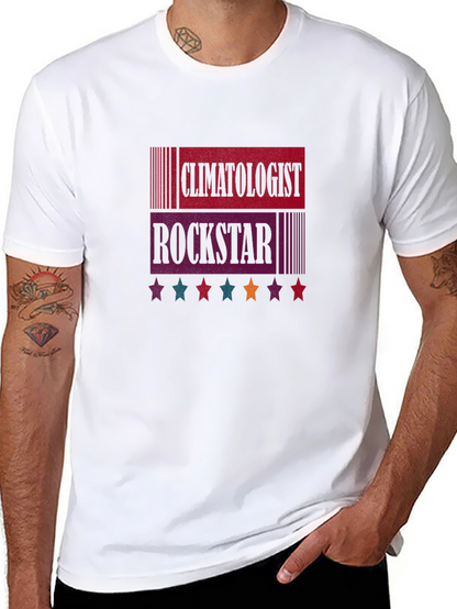 Climatologist Rockstar Graphic Tee