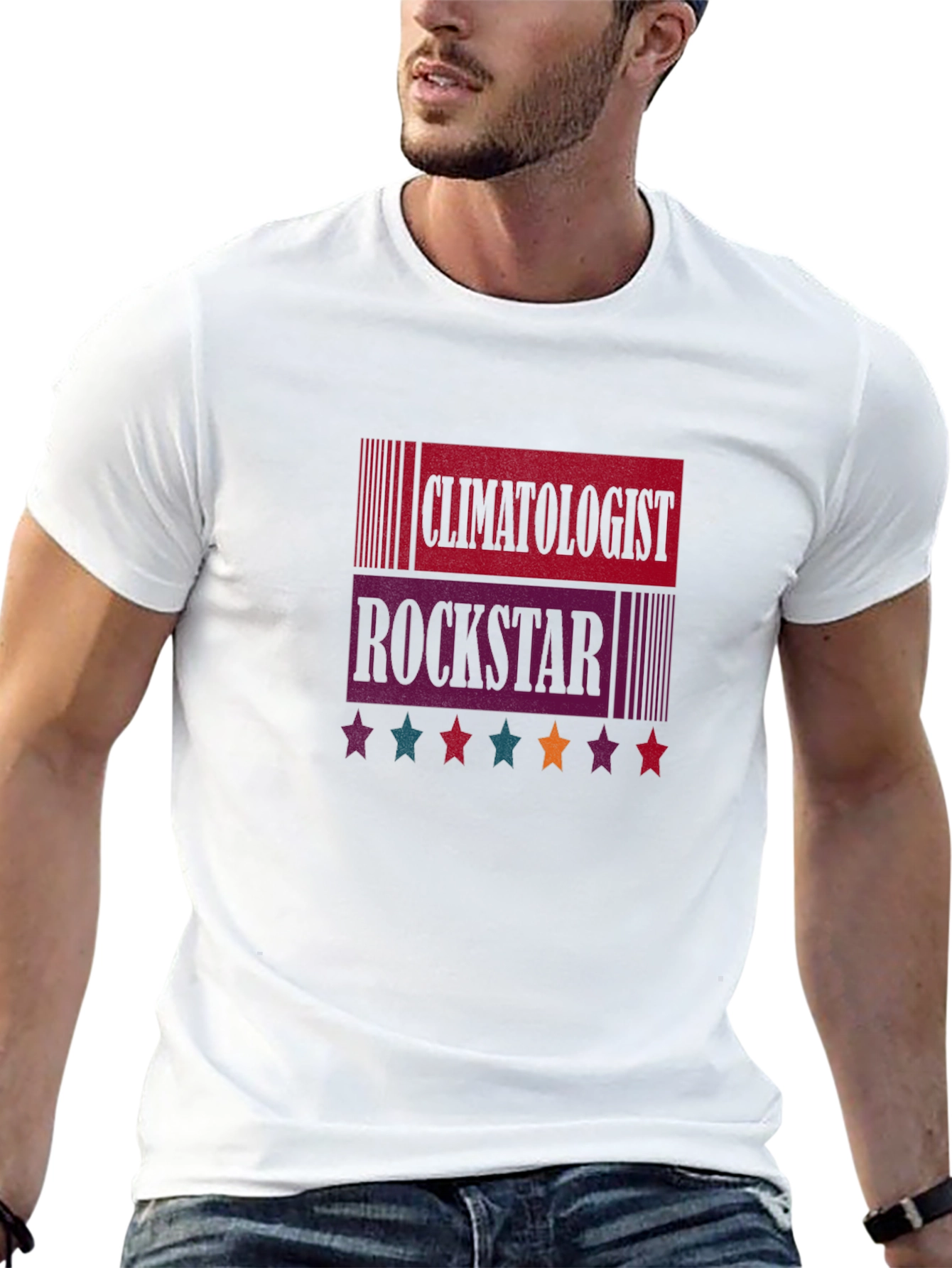Climatologist Rockstar Graphic Tee