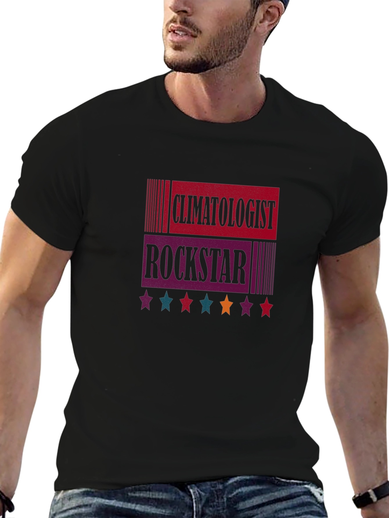 Climatologist Rockstar Graphic Tee
