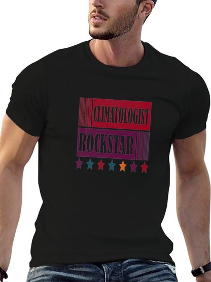Climatologist Rockstar Graphic Tee