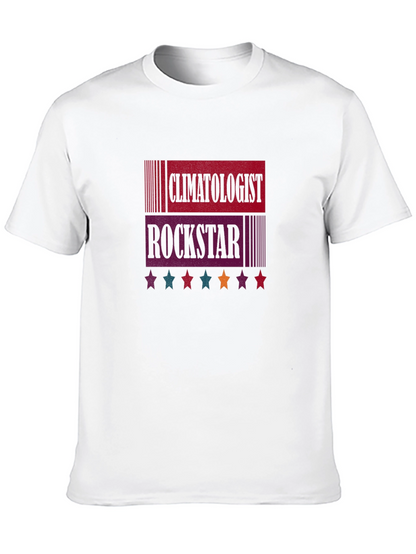 Climatologist Rockstar Graphic Tee