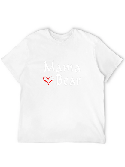 Mama Bear Graphic T-Shirt - Black Short Sleeve