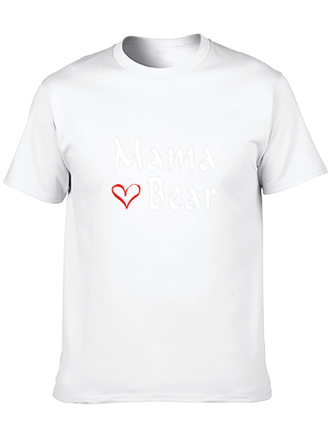 Mama Bear Graphic T-Shirt - Black Short Sleeve
