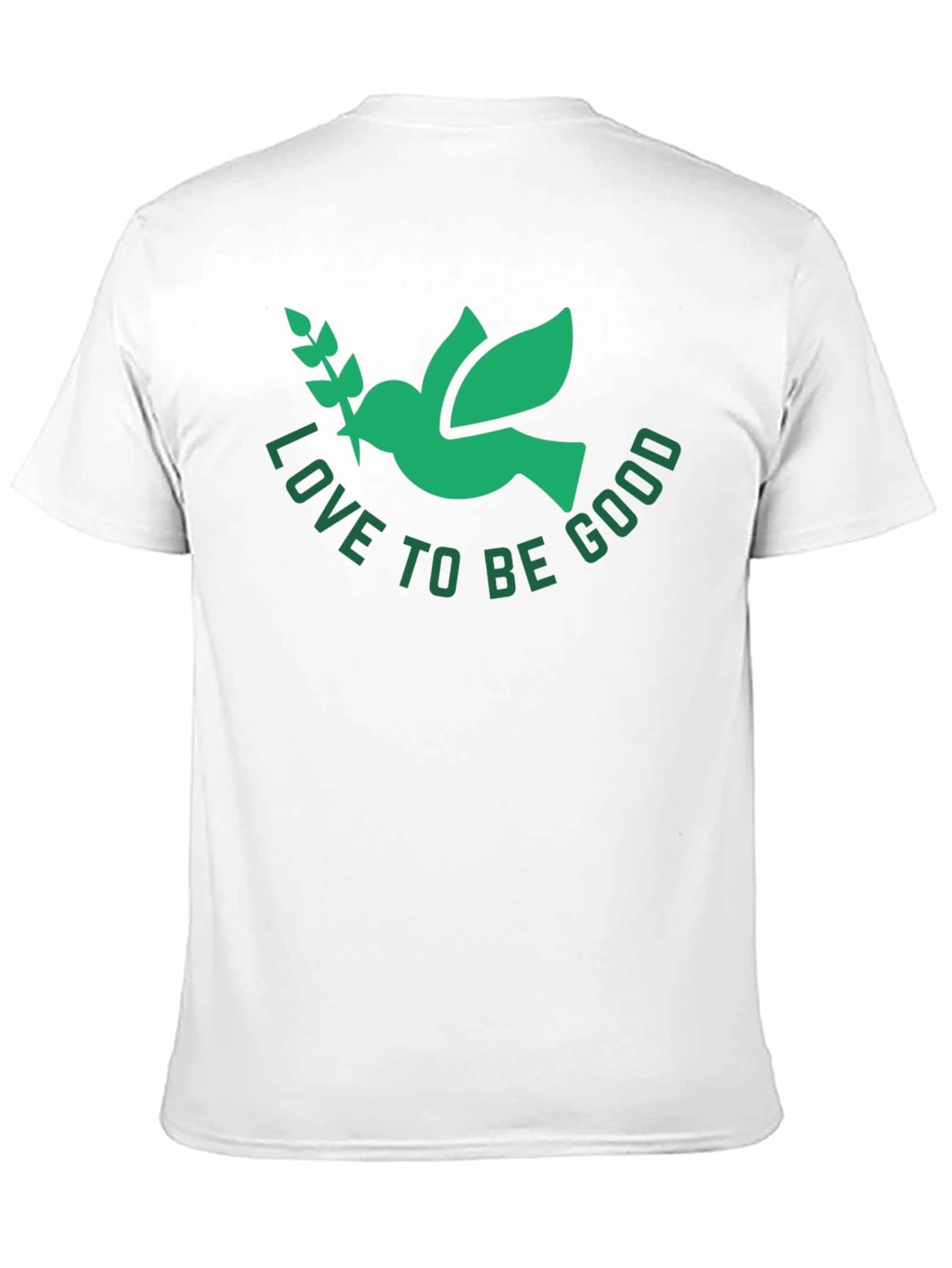 Love To Be Good Dove Graphic Tee - Black