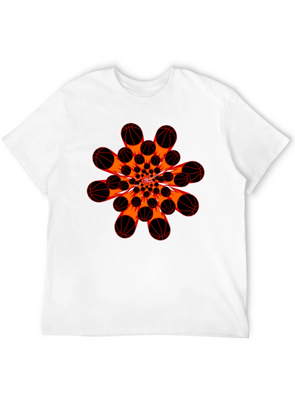 Basketball Burst Graphic T-Shirt