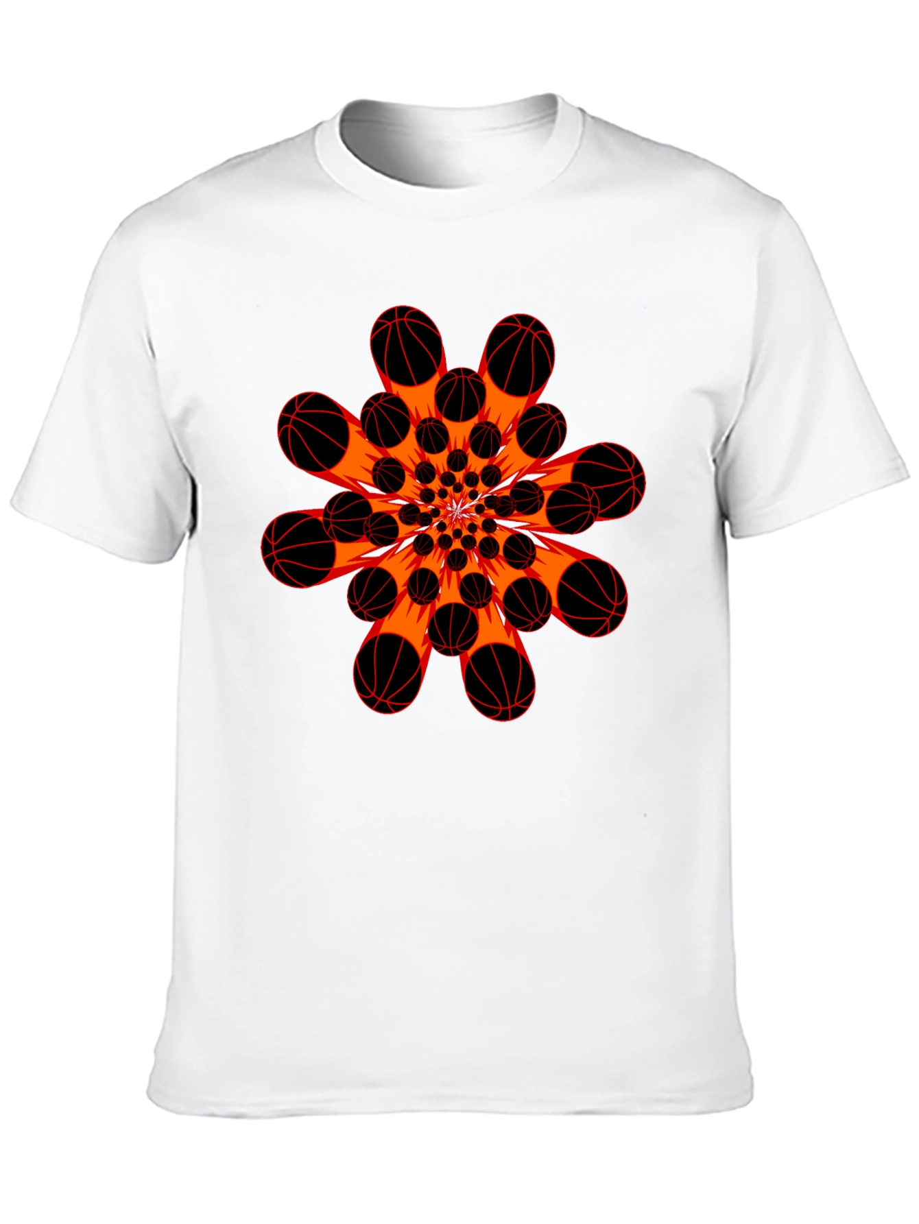Basketball Burst Graphic T-Shirt