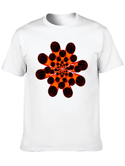 Basketball Burst Graphic T-Shirt