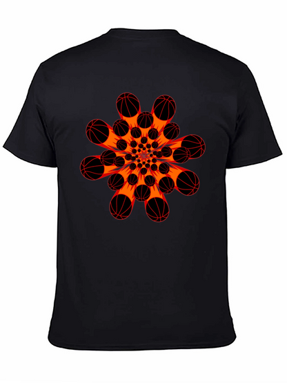 Basketball Burst Graphic T-Shirt