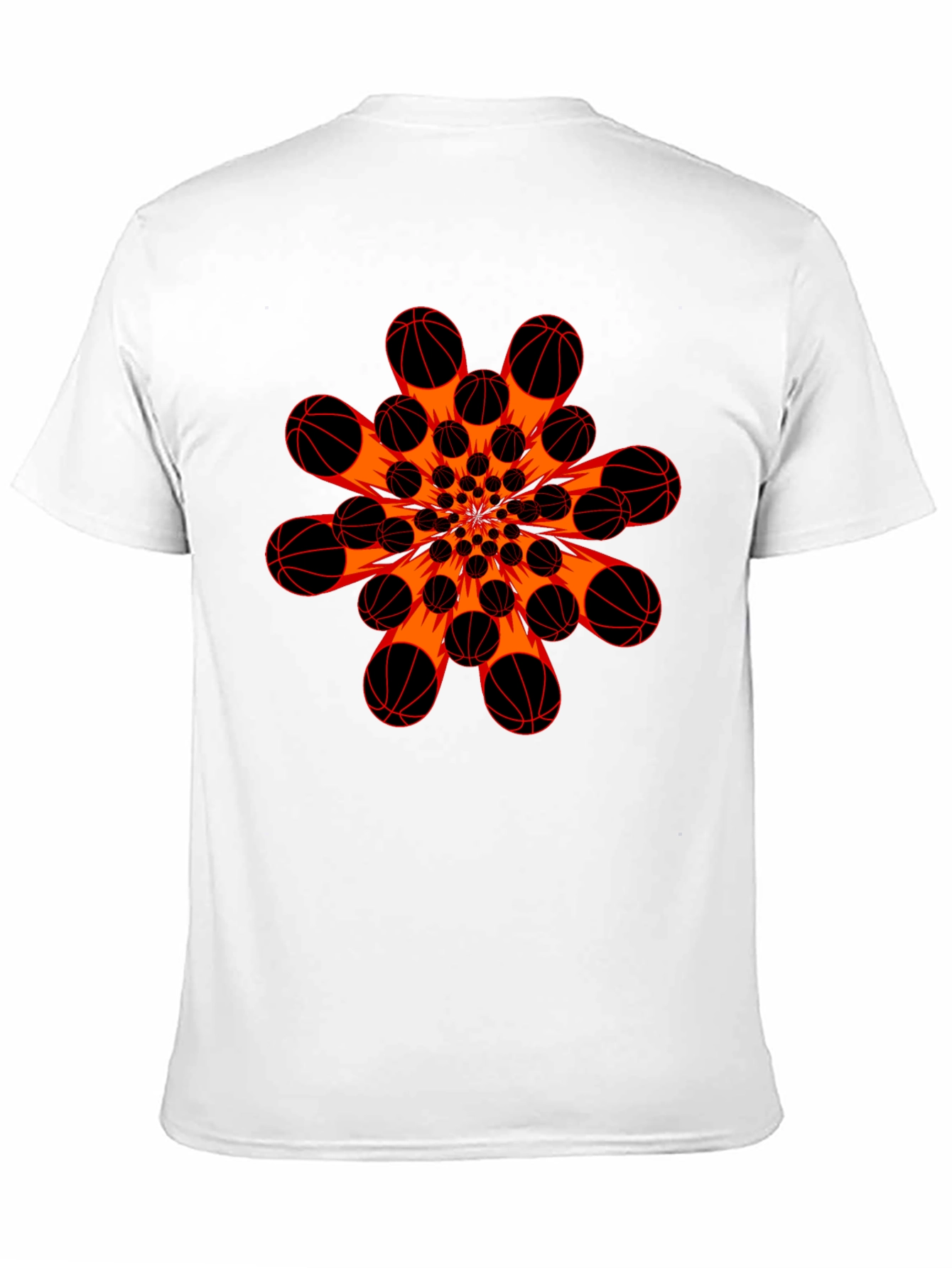 Basketball Burst Graphic T-Shirt