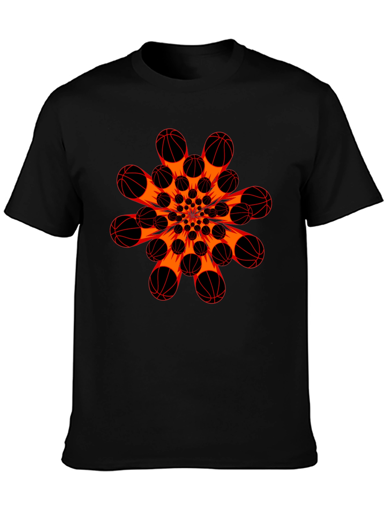 Basketball Burst Graphic T-Shirt
