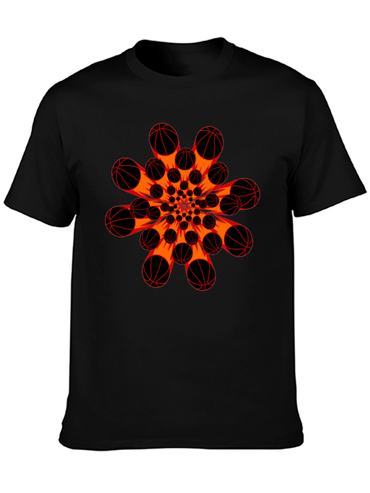 Basketball Burst Graphic T-Shirt