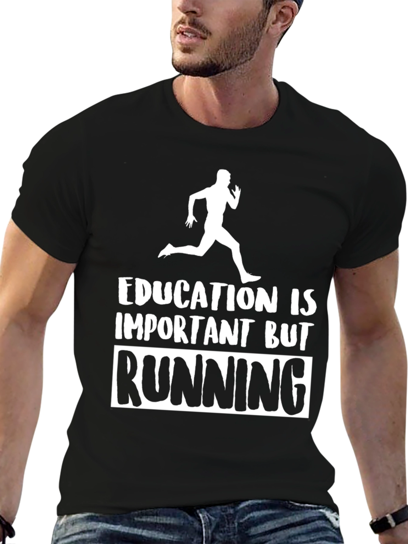 Education & Running Tee