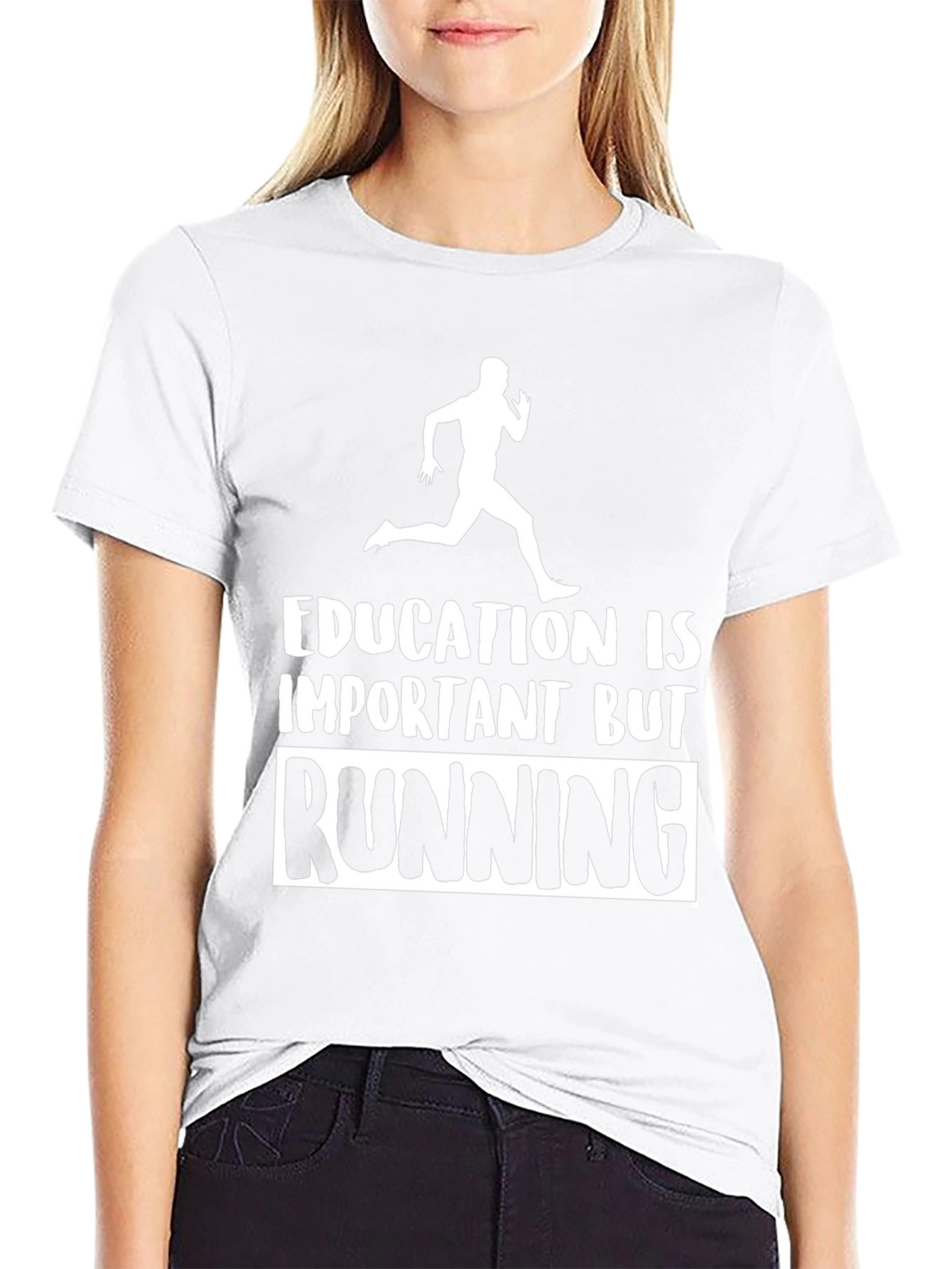 Education & Running Tee