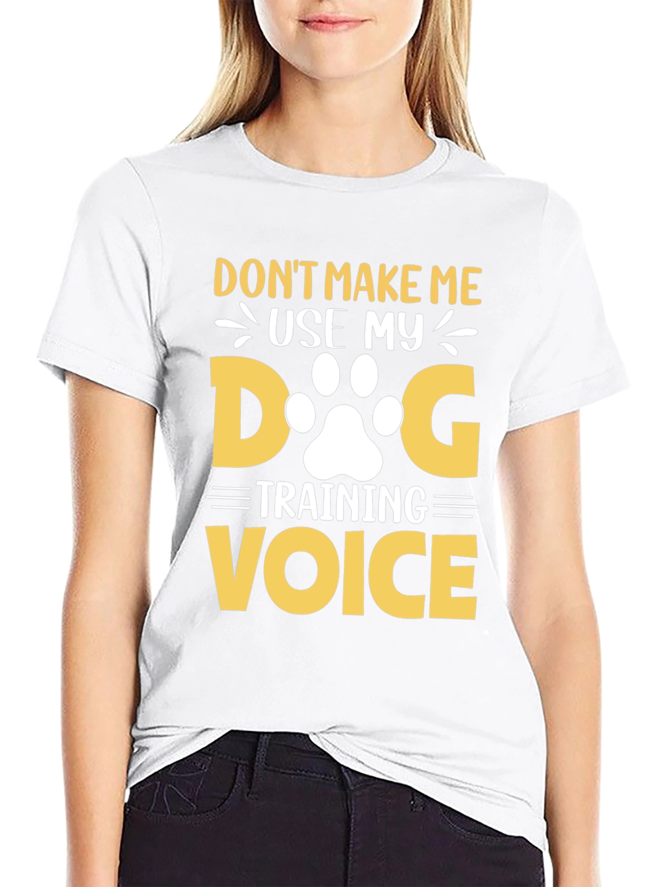 Dog Training Voice T-Shirt - Funny Dog Lover Tee