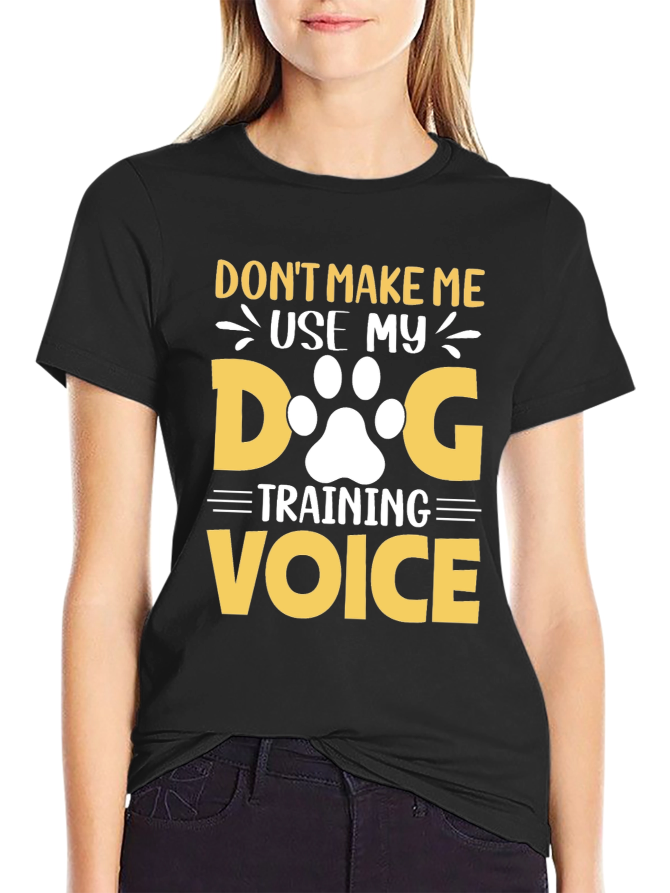 Dog Training Voice T-Shirt - Funny Dog Lover Tee