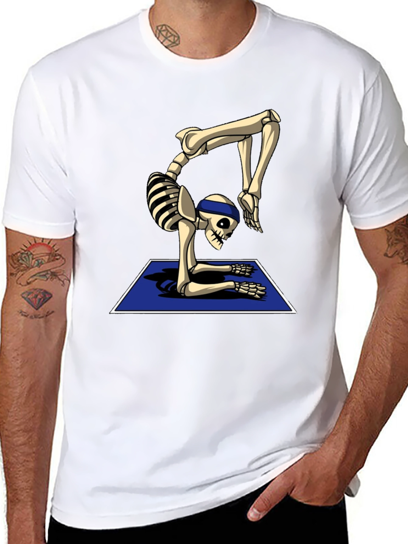 Yoga Skeleton T-Shirt - Flexible Bones!