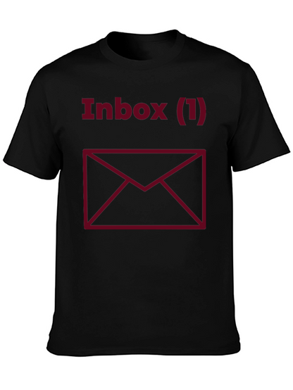Inbox (1) T-Shirt - Funny Email Message Tee