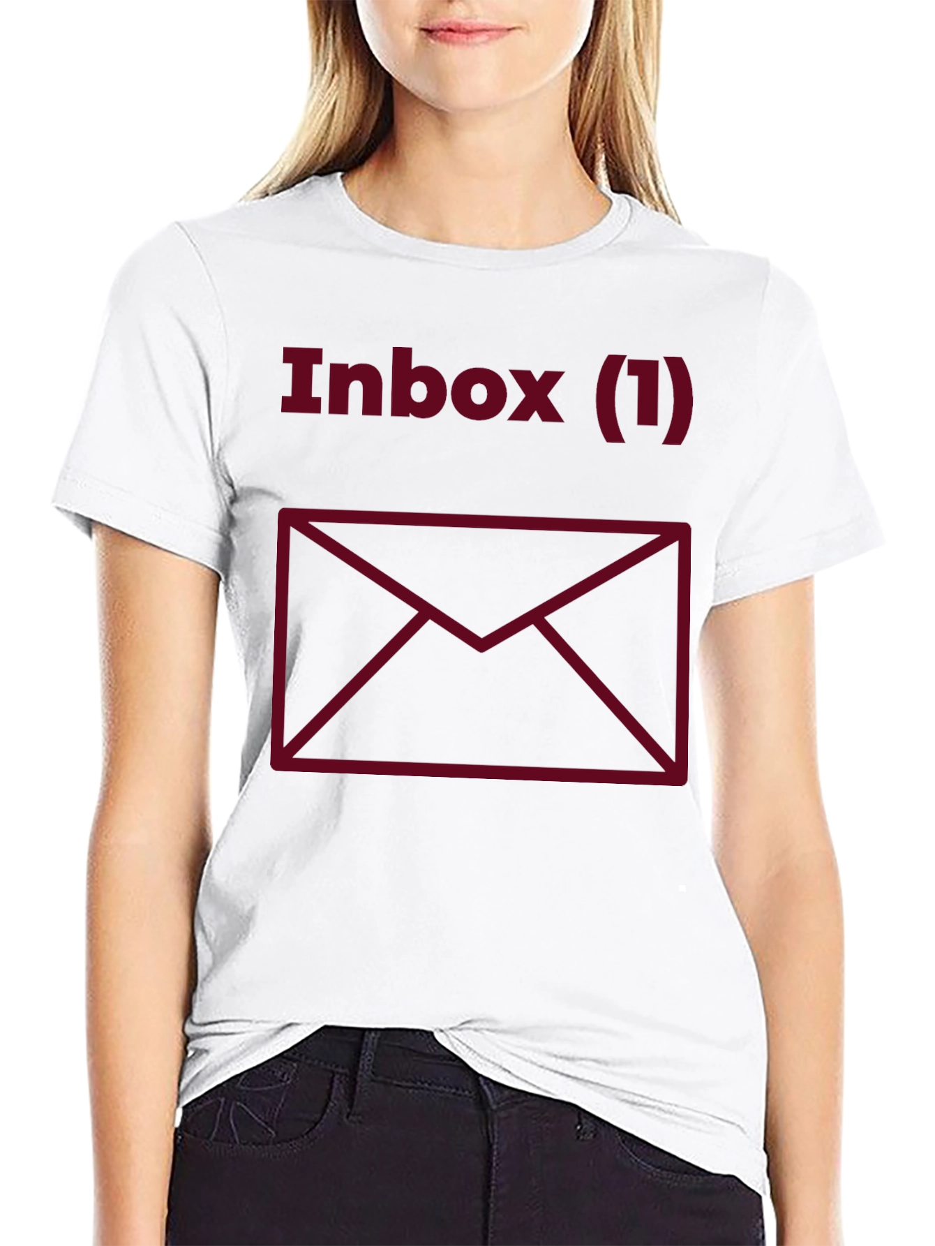 Inbox (1) T-Shirt - Funny Email Message Tee