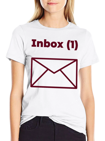 Inbox (1) T-Shirt - Funny Email Message Tee