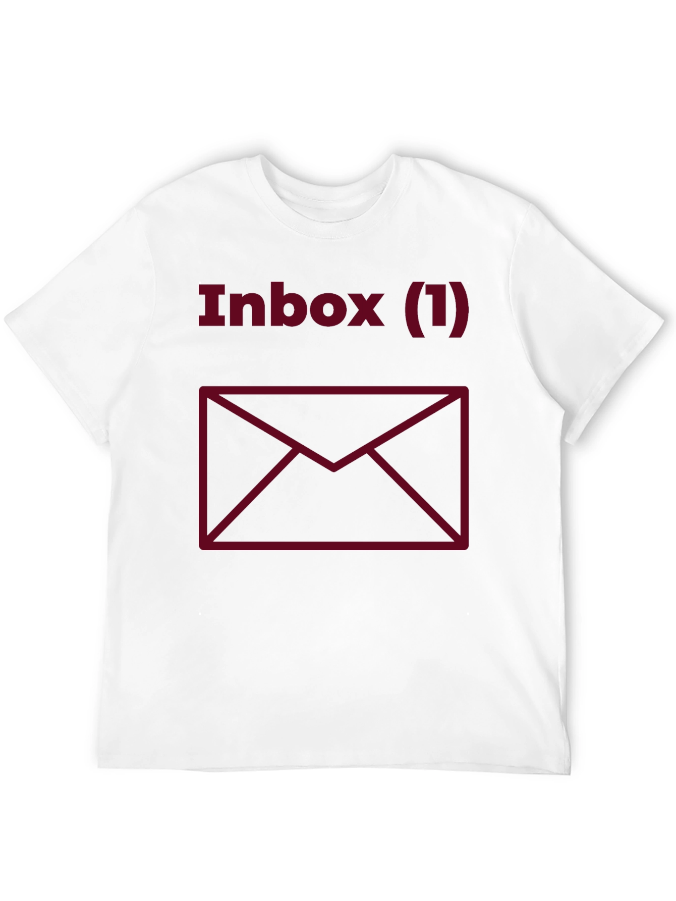 Inbox (1) T-Shirt - Funny Email Message Tee