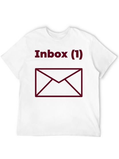 Inbox (1) T-Shirt - Funny Email Message Tee