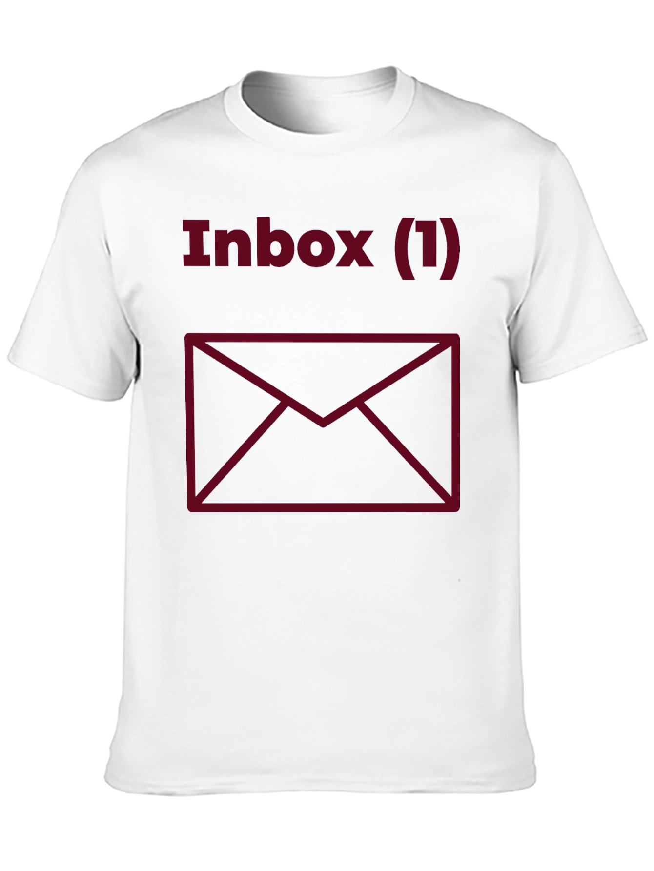 Inbox (1) T-Shirt - Funny Email Message Tee
