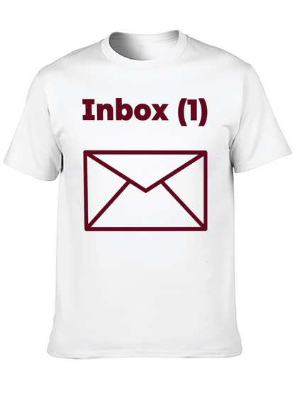 Inbox (1) T-Shirt - Funny Email Message Tee