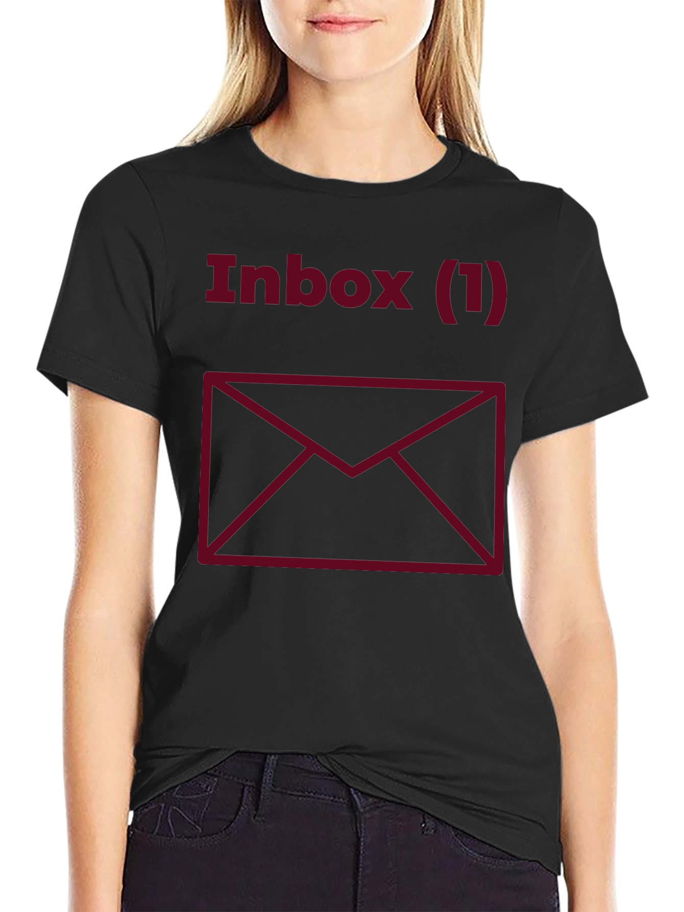 Inbox (1) T-Shirt - Funny Email Message Tee
