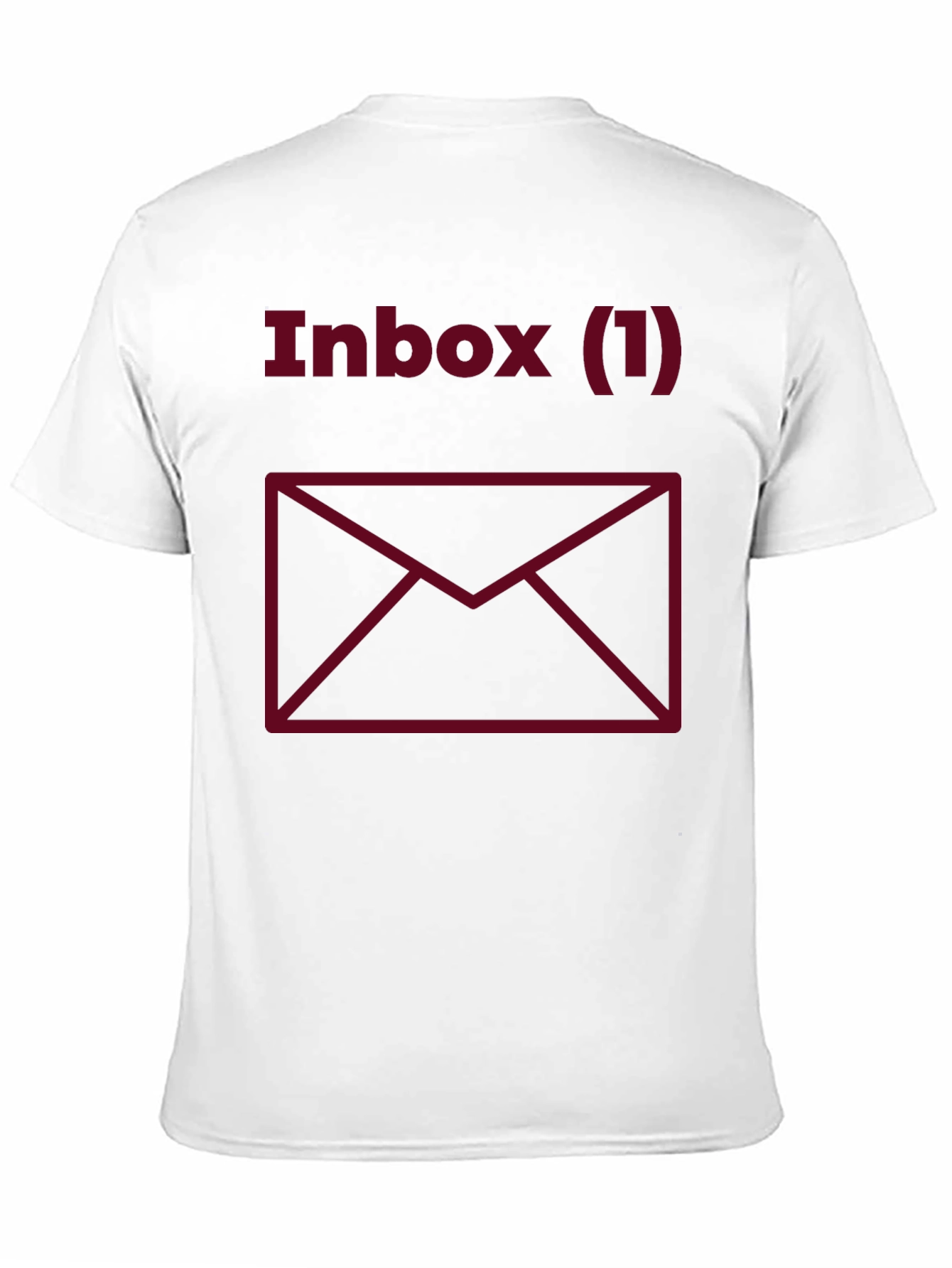 Inbox (1) T-Shirt - Funny Email Message Tee