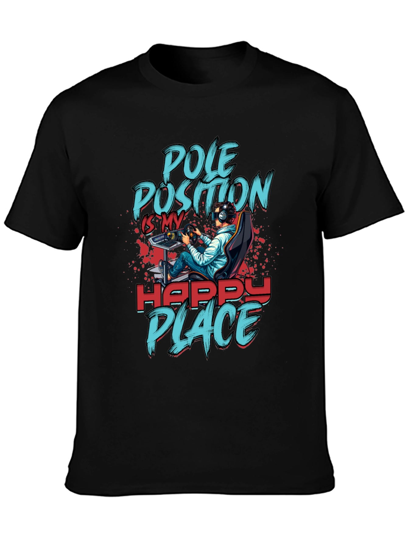 Pole Position Happy Place Gamer T-Shirt
