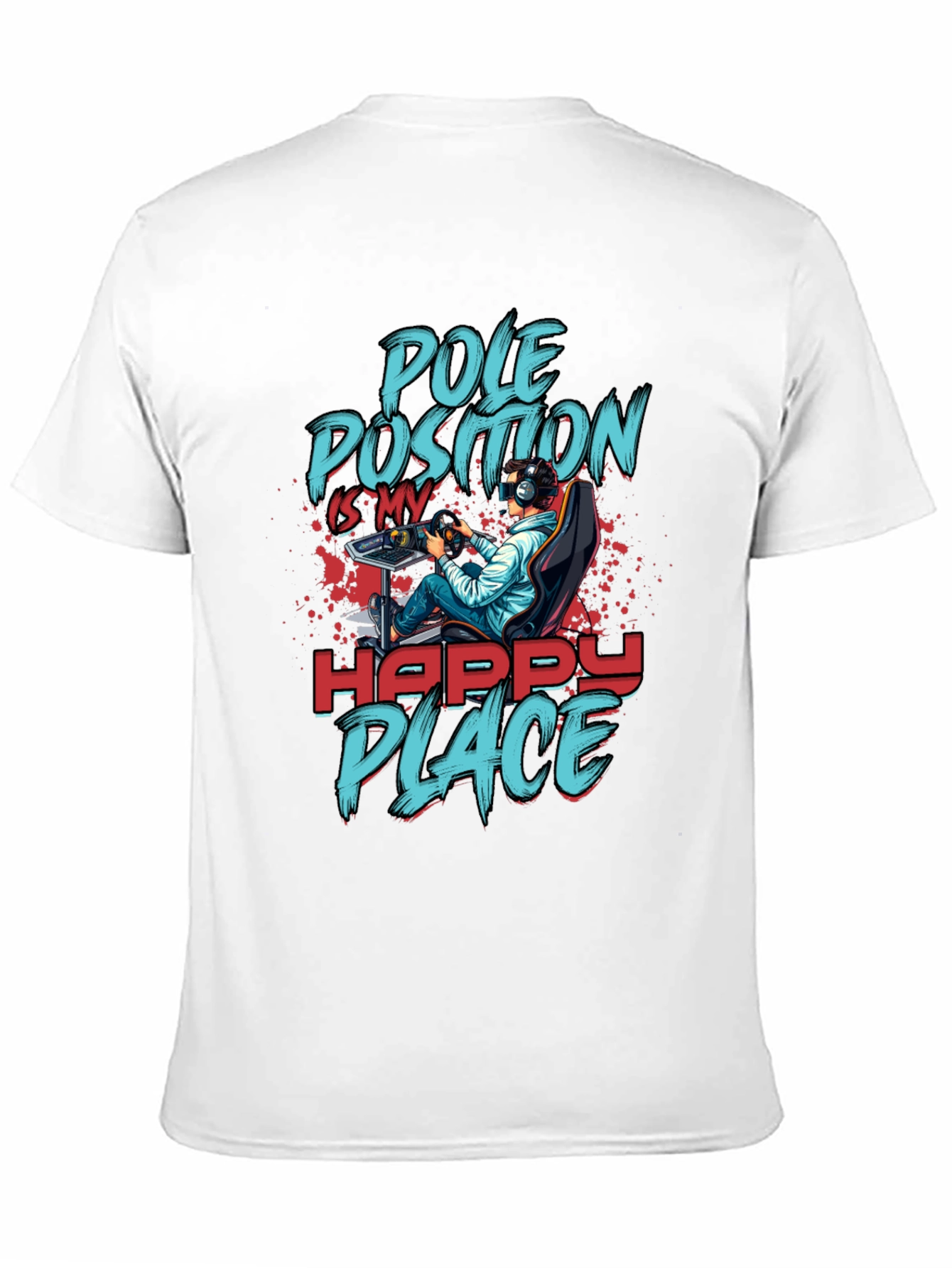 Pole Position Happy Place Gamer T-Shirt