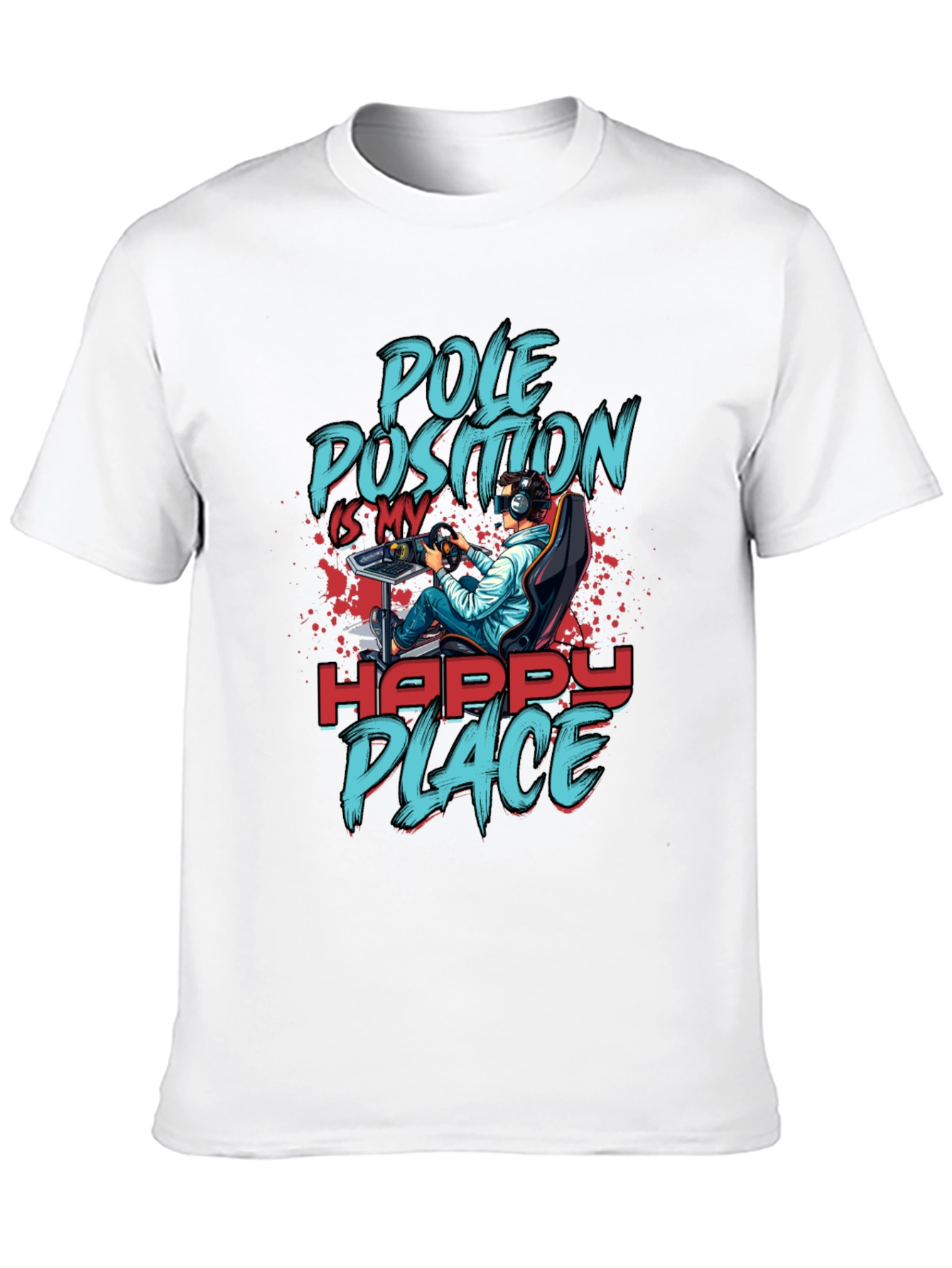 Pole Position Happy Place Gamer T-Shirt