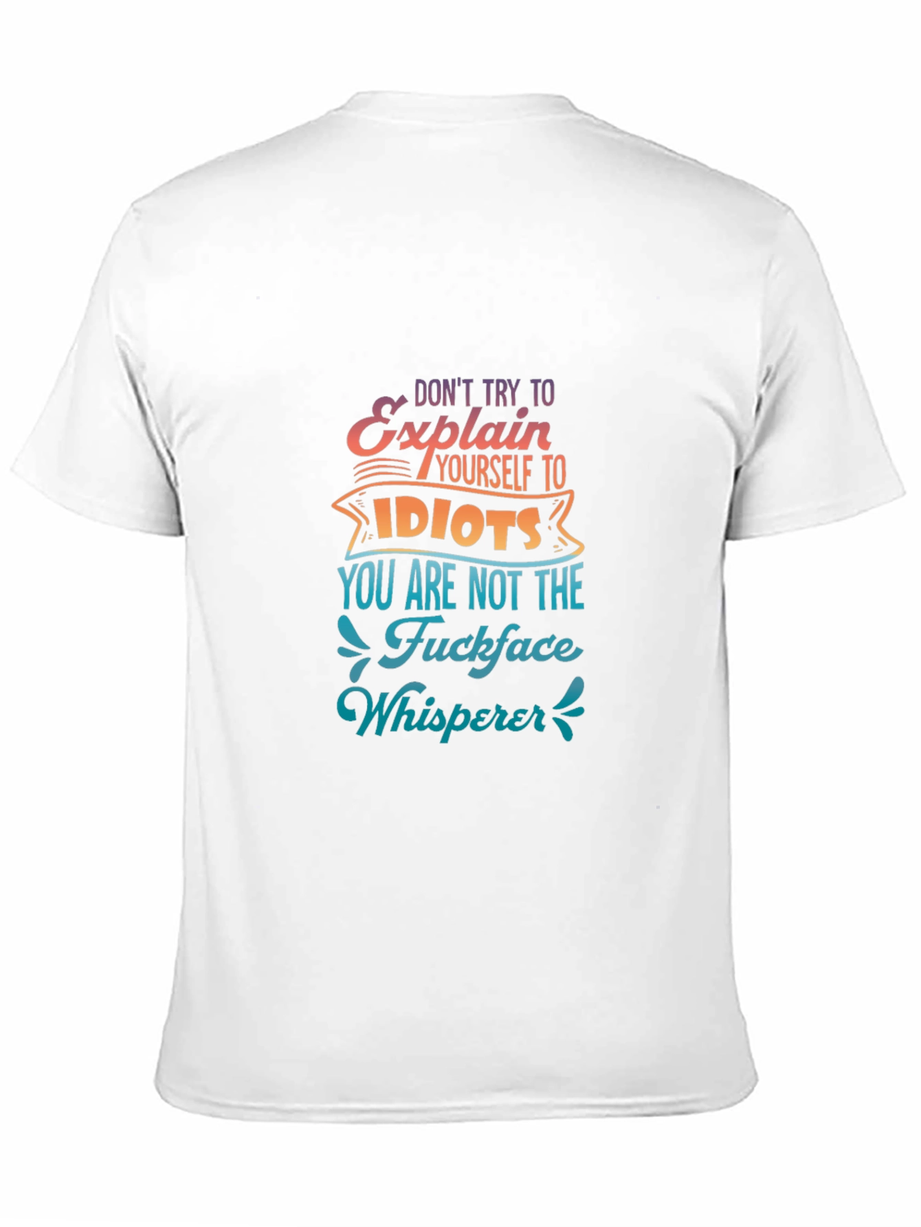 Dont Explain to Idiots Graphic Tee - Black