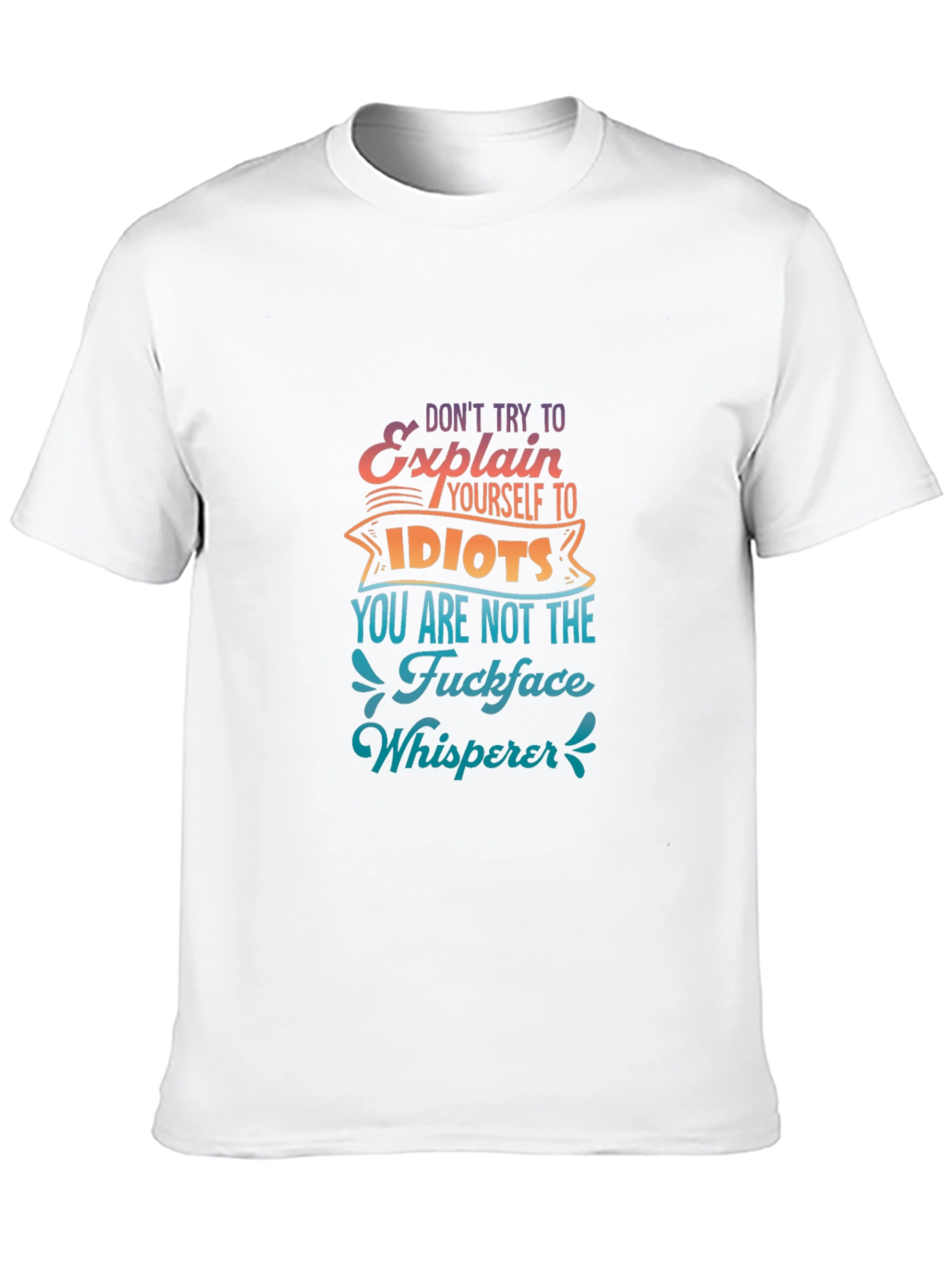 Dont Explain to Idiots Graphic Tee - Black