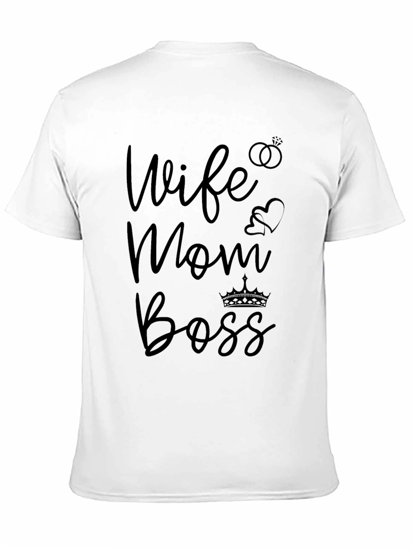 Wife Mom Boss Graphic T-Shirt - Stylish Womens Apparel