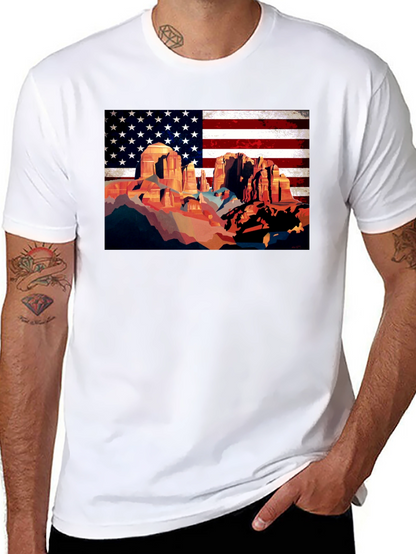 American Southwest Desert Scene Graphic Tee