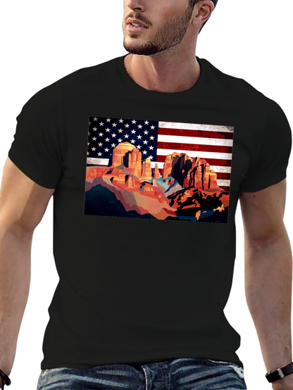 American Southwest Desert Scene Graphic Tee
