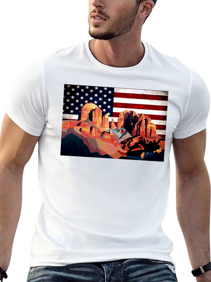 American Southwest Desert Scene Graphic Tee