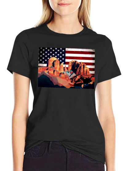 American Southwest Desert Scene Graphic Tee